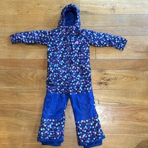Girls Burton one piece snowsuit 5/6